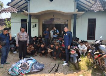 Bawa Senjata Tajam, 40 Oknum Pesilat di Tuban Diamankan Polisi