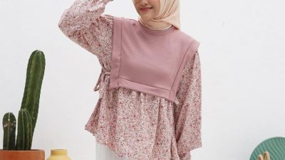 Blouse wanita hijab.