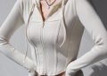 Crop top hoodie.