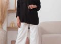 OOTD kemeja hitam.