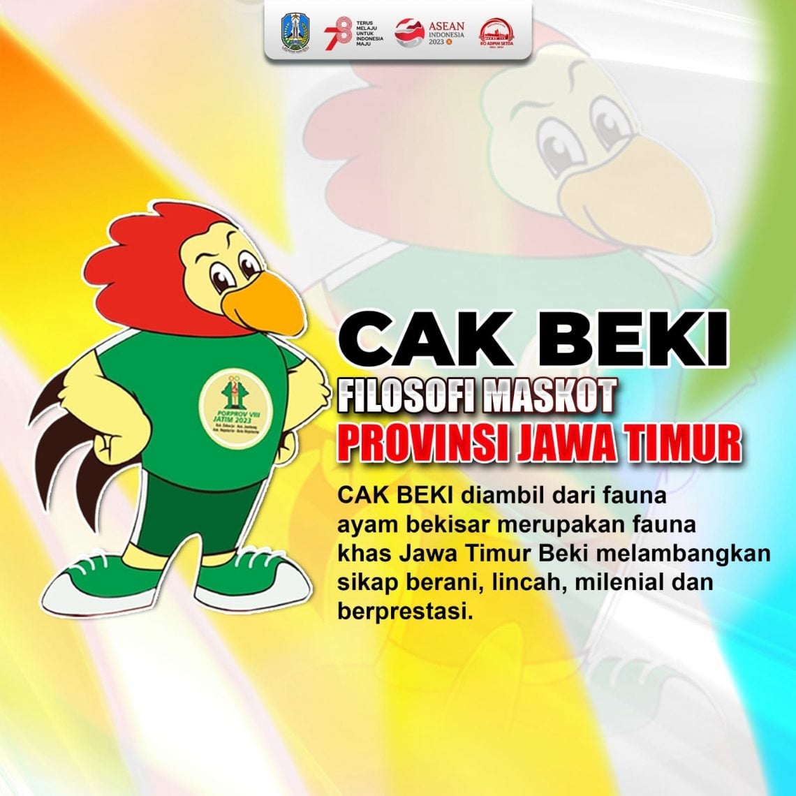 5 Maskot Meriahkan Porprov Jatim VIII, Ternyata Ini Filosofinya! 1 Porprov Jatim VIII.