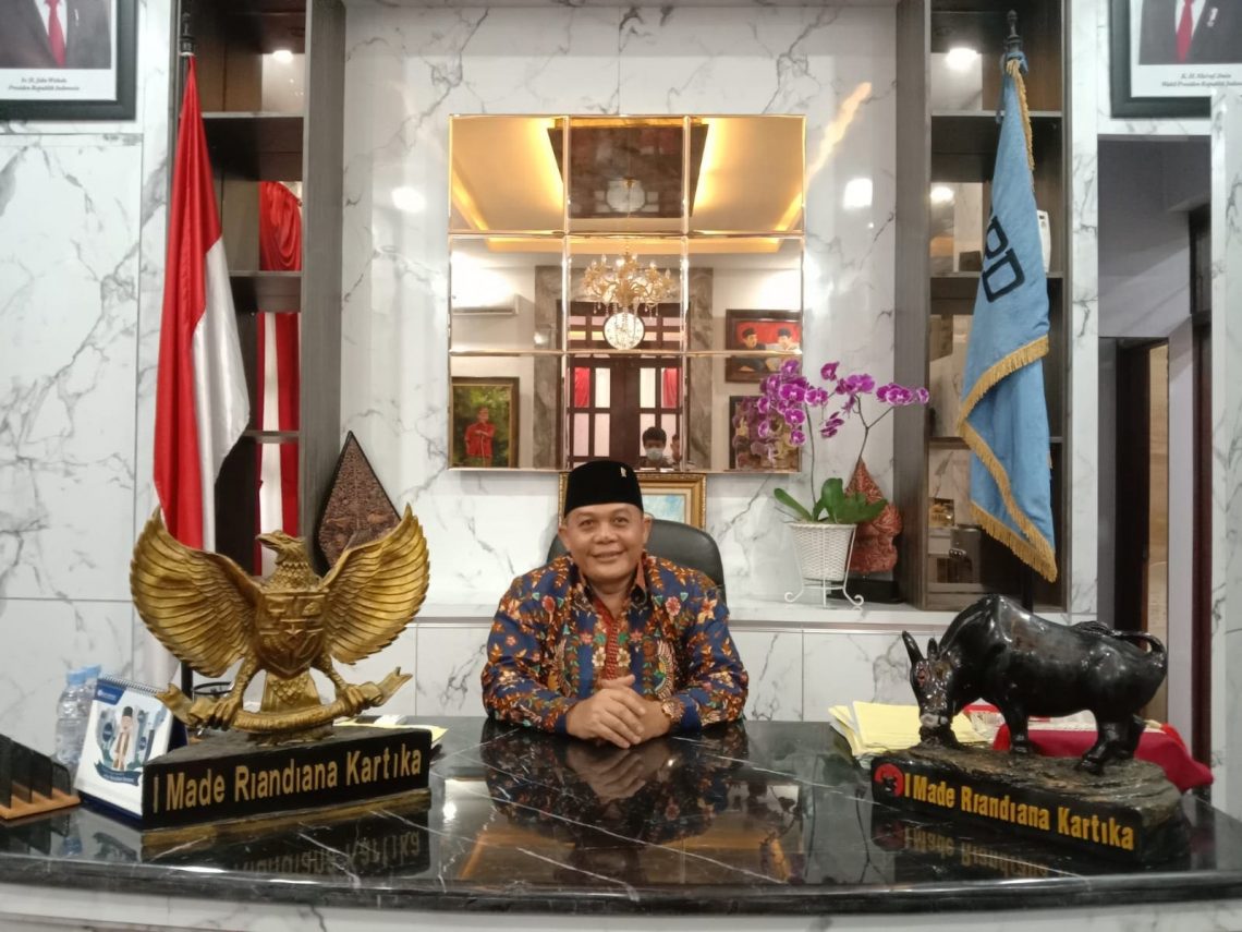 Ketua DPC PDIP Kota Malang I Made Rian Diana Kartika. (Foto: M. Sholeh/Tugu Jatim)