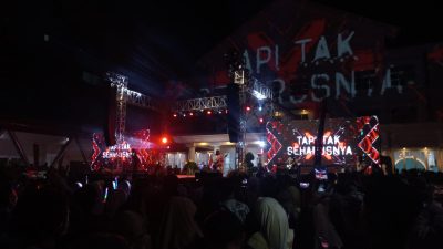 Konser musik di RSUD Bangil.