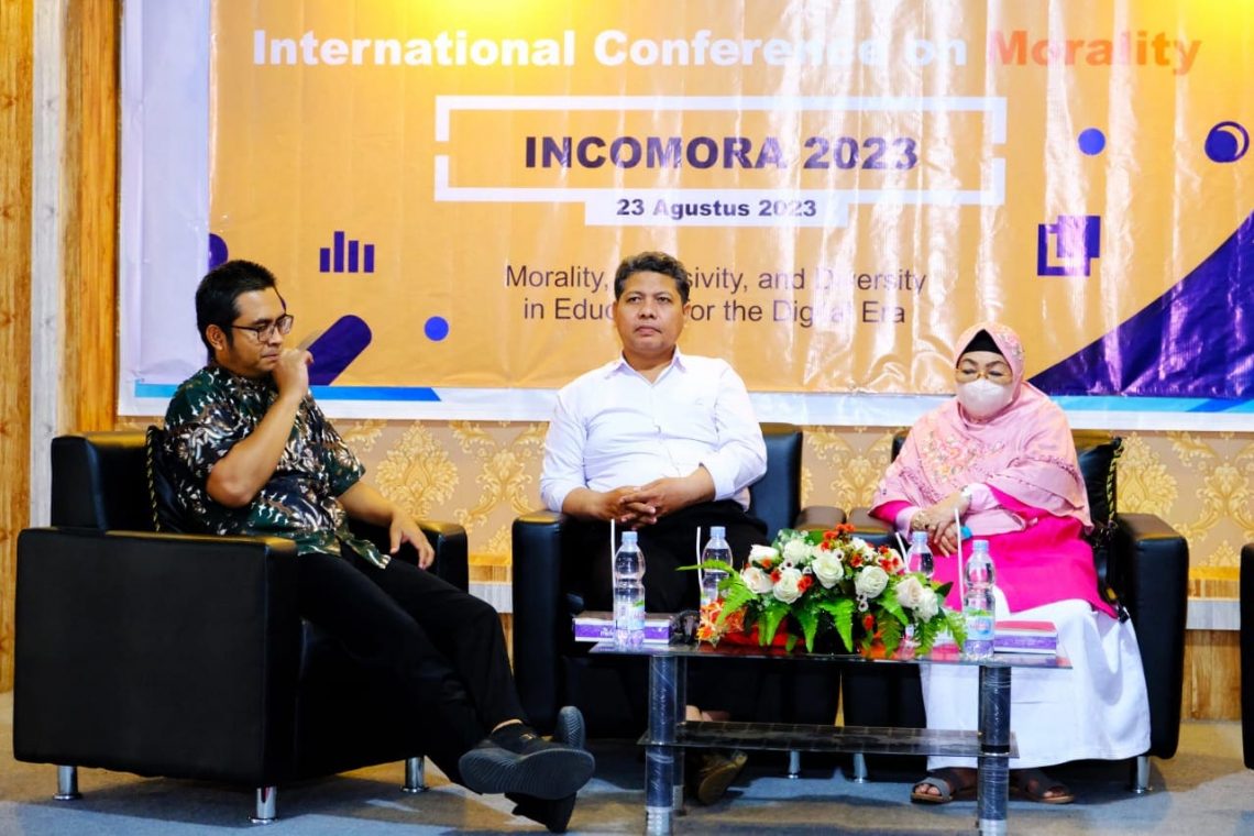 FAI Unim Mojokerto Kupas Moral Pendidikan lewat Incomora 2023, Hadirkan Keynote Speaker Lintas Negara 1 Unim Mojokerto.
