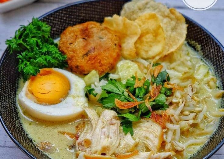 Kuliner soto Sumatera.