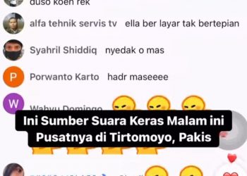 Suara keras.