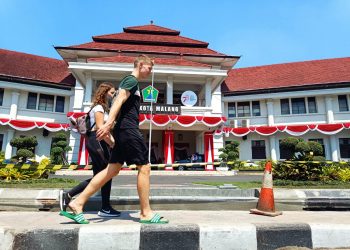 Pagar Balai Kota Malang.