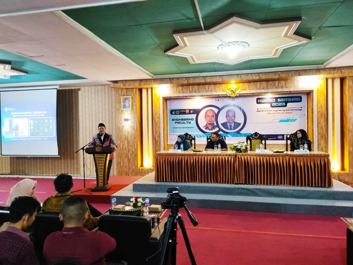 Semnas Fakultas Teknik Unim Mojokerto, Pemateri Ingatkan Pentingnya Value 1 unim mojokerto tugu jatim