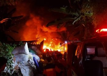 Tempat Daur Ulang Plastik di Pasuruan Terbakar, Asap Hitam Membubung Tinggi