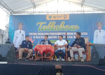 Satpol PP Magetan Sosialisasikan Pemberantasan Rokok Ilegal di Sukomoro