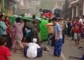 Mobil Elf Rombongan Lamaran Terguling di Pasuruan, 9 Orang Terluka