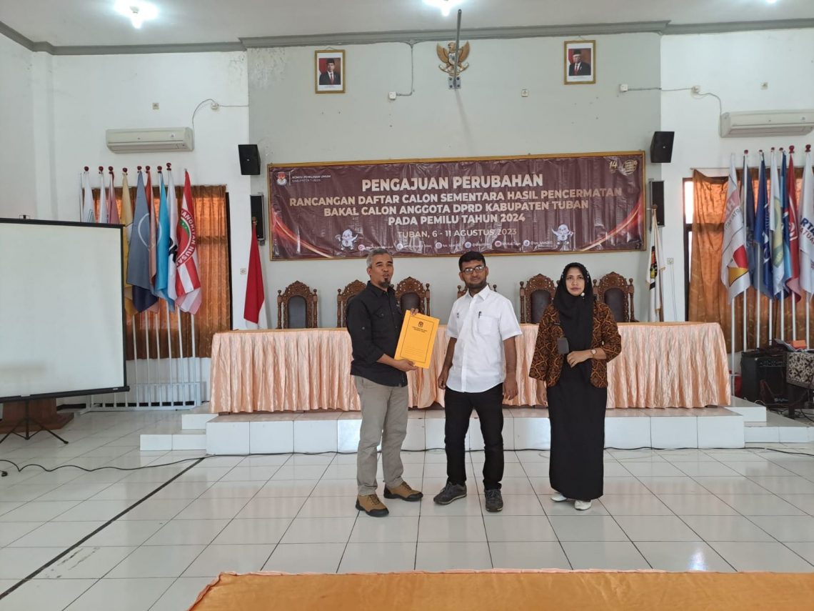 Antisipasi Kekosongan Hukum, Bawaslu Tuban Beri Amanat 4 Kecamatan Awasi Penetapan DCS 1 Bawaslu Tuban.