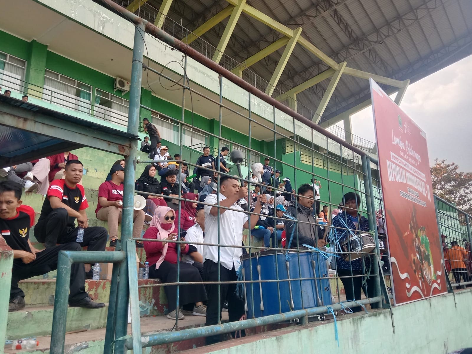 Lomba trompa Stadion Gajayana Malang.