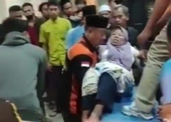 Korban kecelakaan truk.