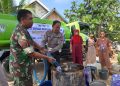 Bantuan air bersih.