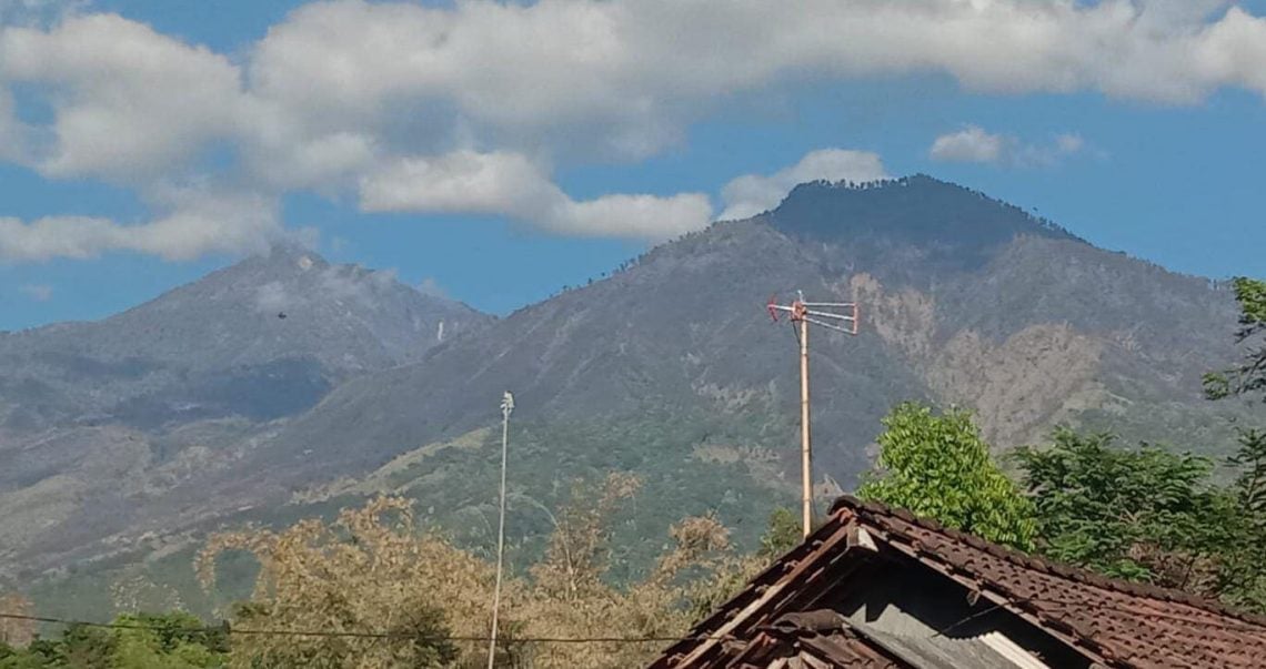 Kebakaran Arjuno Terkendali, Wilayah Kabupaten Pasuruan Hanya Tersisa 5 Titik Api di Gunung Ringgit 1 Kebakaran Arjuno.