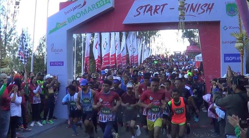 Event Bromo Marathon 2023 di Pasuruan.