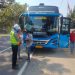 Aksi Sopir Ugal-ugalan Berebut Penumpang, Dua Bus di Tuban Ditilang Polisi 8 bus di Tuban.