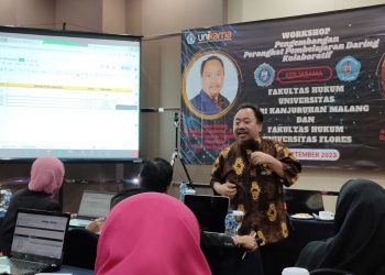 Kolaborasi Fakultas Hukum Unikama dan Universitas Flores, Sukses Gelar Workshop Inovatif Dorong Transformasi Pembelajaran Daring 8 Fakultas hukum Unikama.