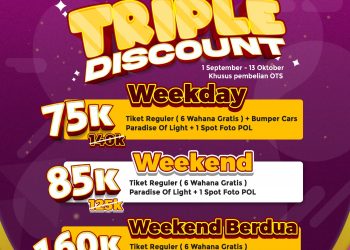 Promo Triple Discount Hawai Waterpark Malang sampai Oktober 2023, Kuy Liburan Seru bareng Keluarga! 