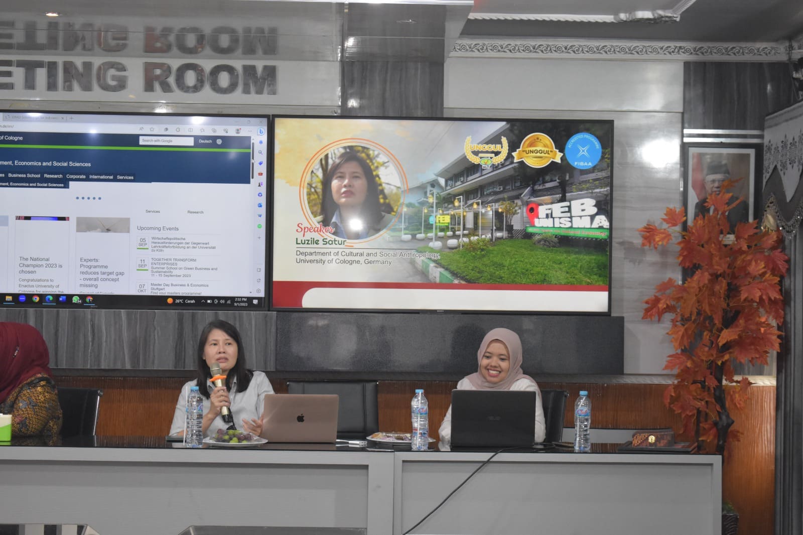 Visiting scholar FEB Unisma.