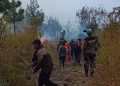 Kebakaran hutan Arjuno.