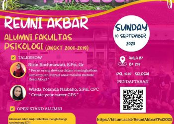 Terbuka Untuk Angkatan 2000-2019, Reuni Akbar Fakultas Psikologi Universitas Negeri Malang Digelar Akhir Pekan Ini 8 Terbuka Untuk Angkatan 2000-2019, Reuni Akbar Fakultas Psikologi Universitas Negeri Malang Digelar Akhir Pekan Ini