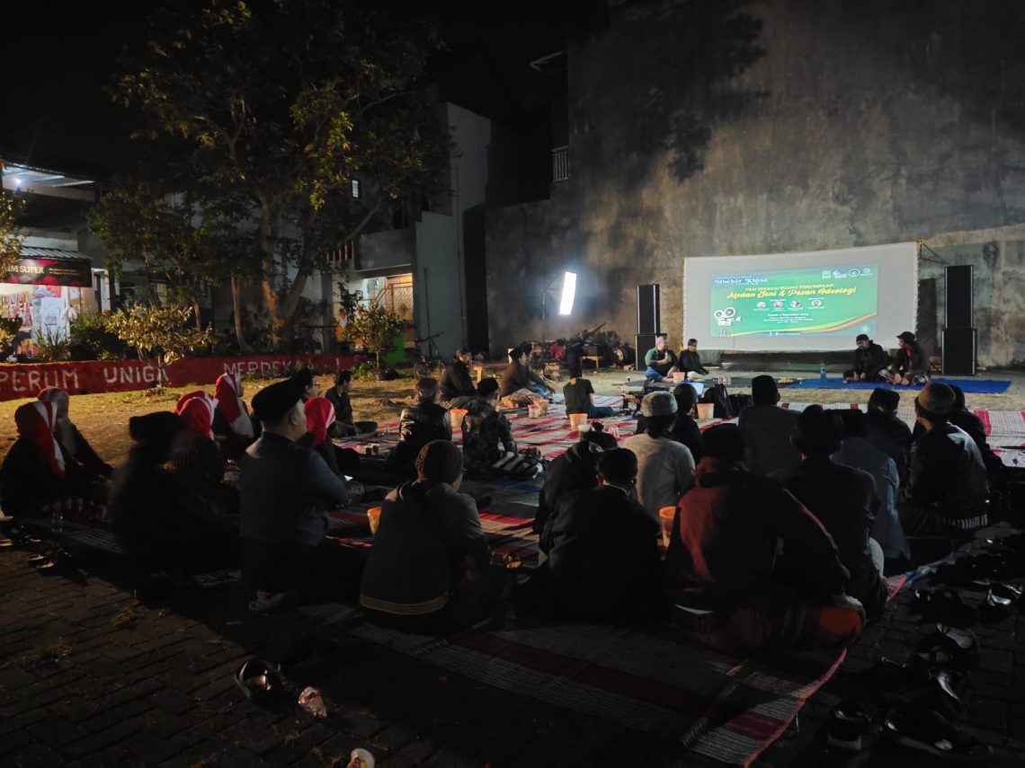 Mbeber Klasa bertajuk "Film Sebagai Ruang Perjumpaan: Medan Seni dan Pesan Ideologi". Foto: M Fikri Al-Ghazali