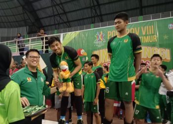 Kalahkan Surabaya, Sidoarjo Rebut Medali Emas Cabor Bola Voli Indoor Putra Porprov VIII Jatim 2023