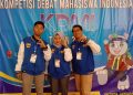 Delegasi Universitas Negeri Malang Juara 3 Kompetisi Debat Mahasiswa Indonesia 2 um tugu jatim
