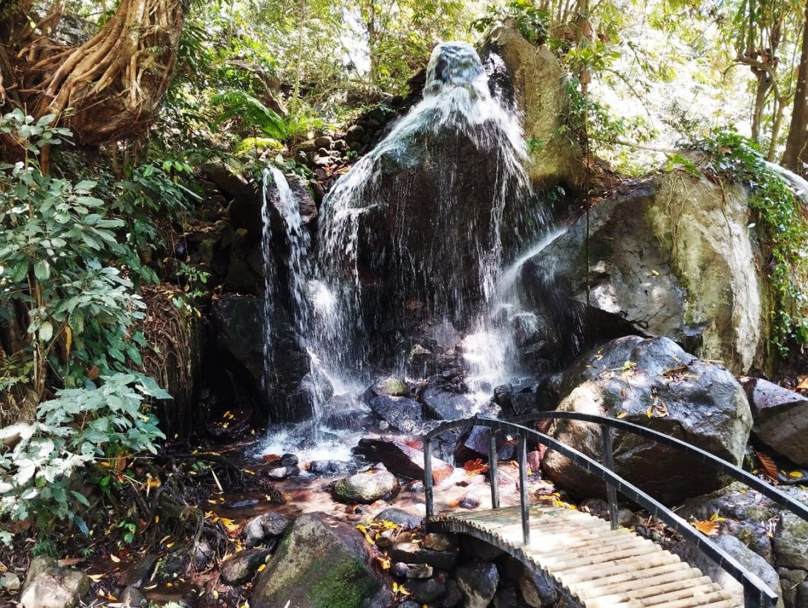 Salah satu air terjun di Mojokerto. Foto: Hanif Nanda/Tugu Jatim