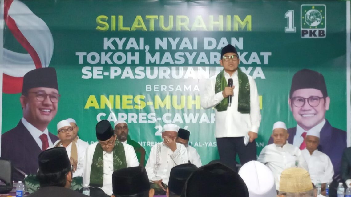 Bela Anies soal Isu Islam Garis Keras, Cak Imin: Jangan Mudah Percaya Medsos 1 Cak Imin.