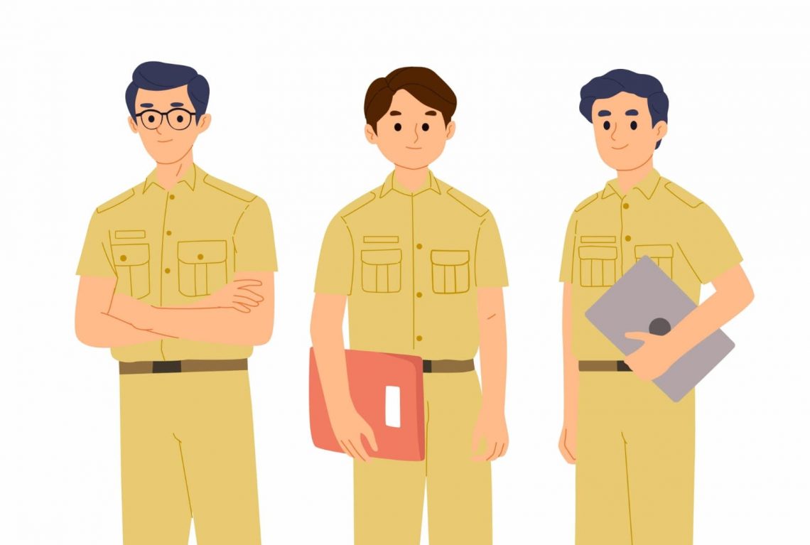 Ilustrasi pegawai pemerintah. (Foto: Freepik)