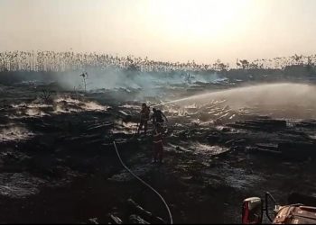 Lahan kilang minyak.