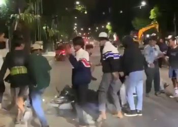 Korban pengeroyokan.