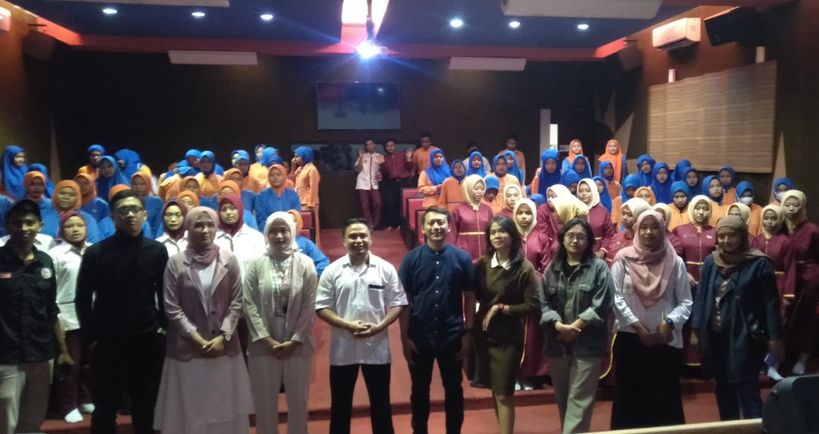 Siswa SMK Muhammadiyah 5 Kepanjen.