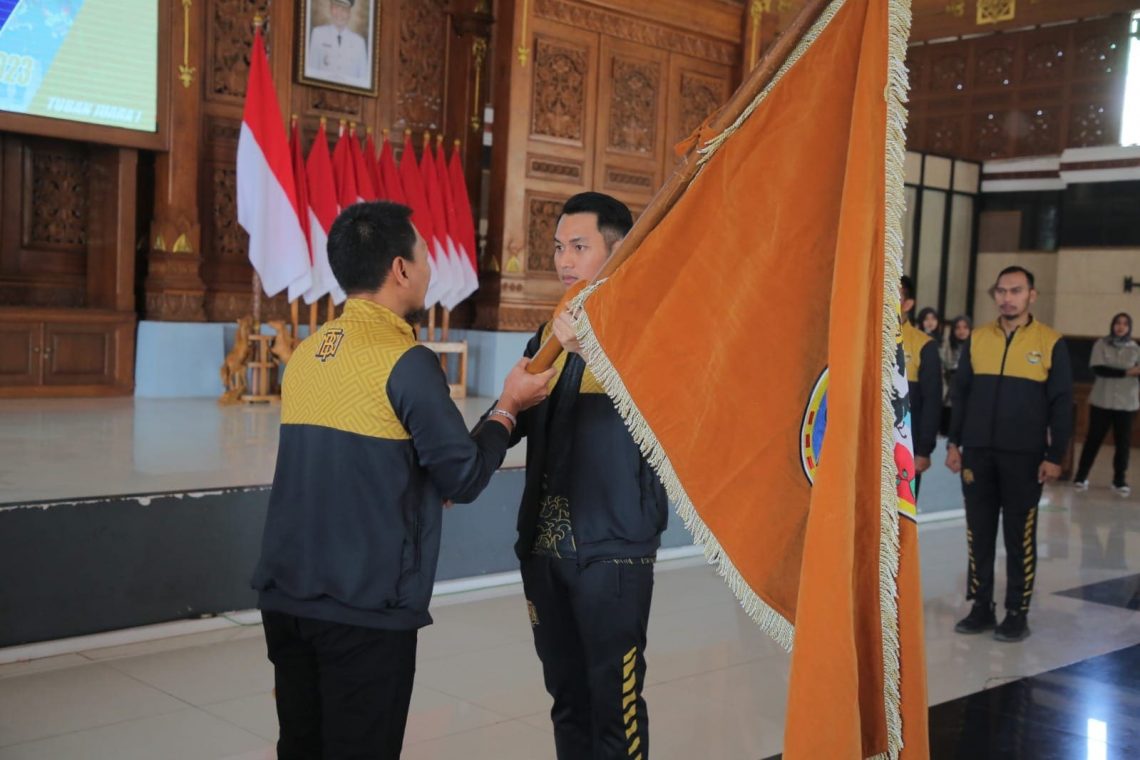 Porprov VIII Jatim 2023, Kontingen Tuban Ditarget Masuk 10 Besar 1 Kontingen Tuban.