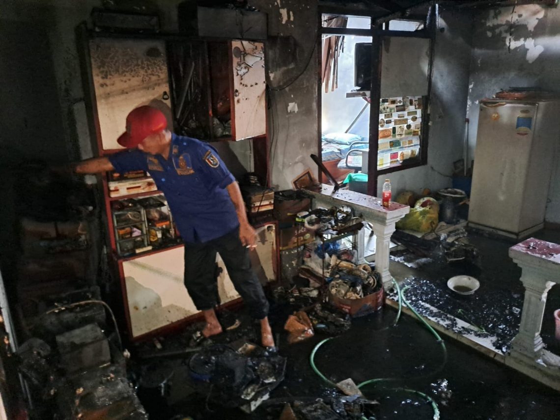 Perumahan Elite di Tuban Terbakar, Dugaan Akibat Korsleting Listrik 1 Perumahan elite.