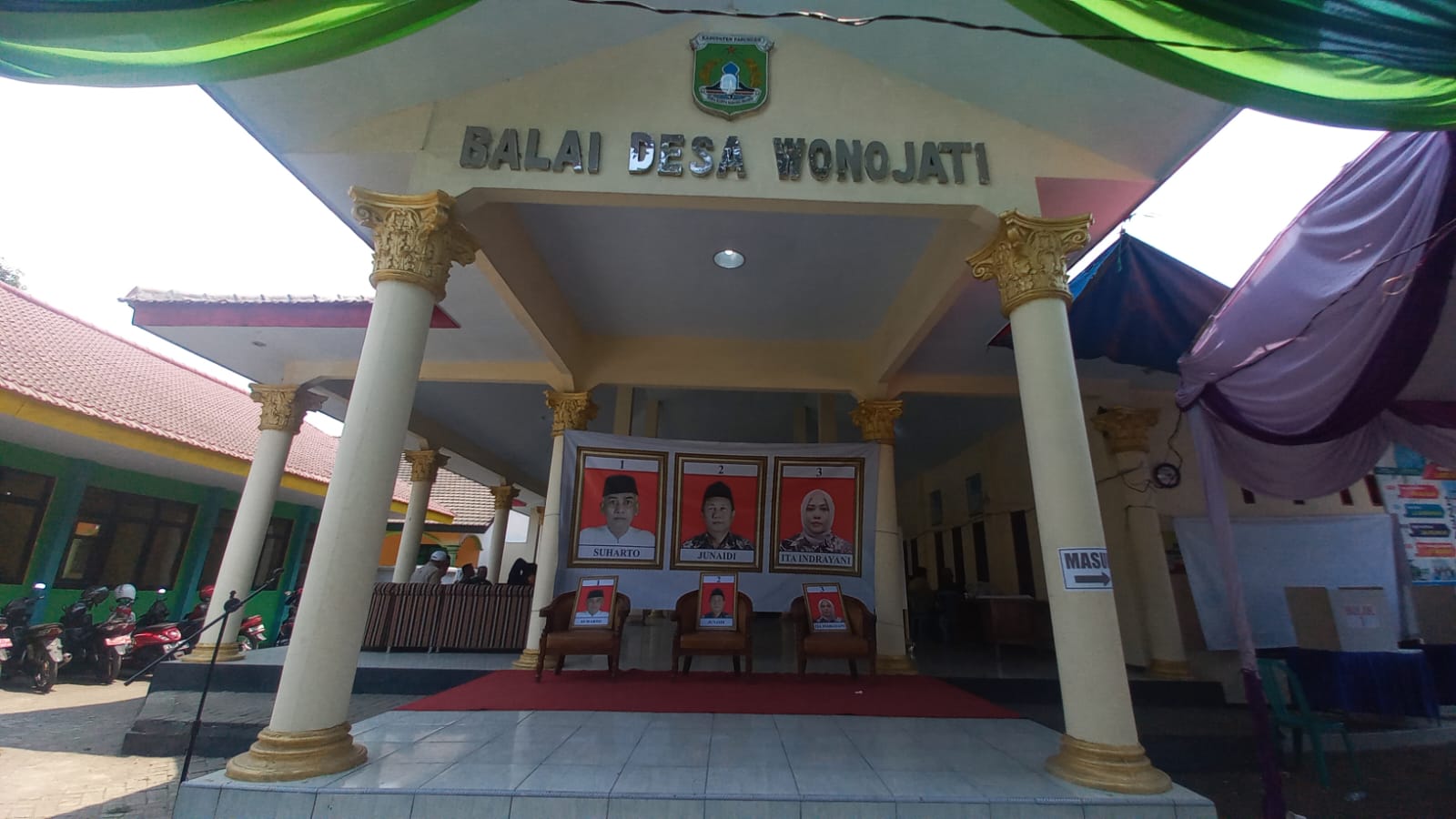 Pemilihan Kades Wonojati Pasuruan.