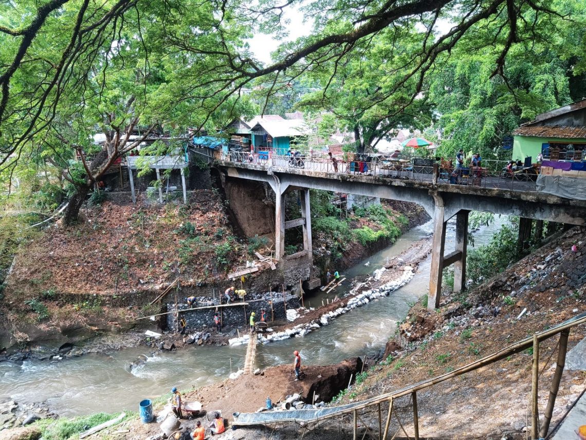 Jembatan Brawijaya dan Majapahit Malang Diperbaiki, Target Rampung 12 Desember 2023 1 Jembatan Brawijaya.