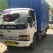 Ditabrak truk.