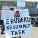 Ratusan Warga Pasuruan Tolak Kompensasi, Imbas Terdampak Limbah Sungai Welang Pabrik Satoria Group 11 Sungai Welang.