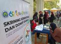Skrining kesehatan.
