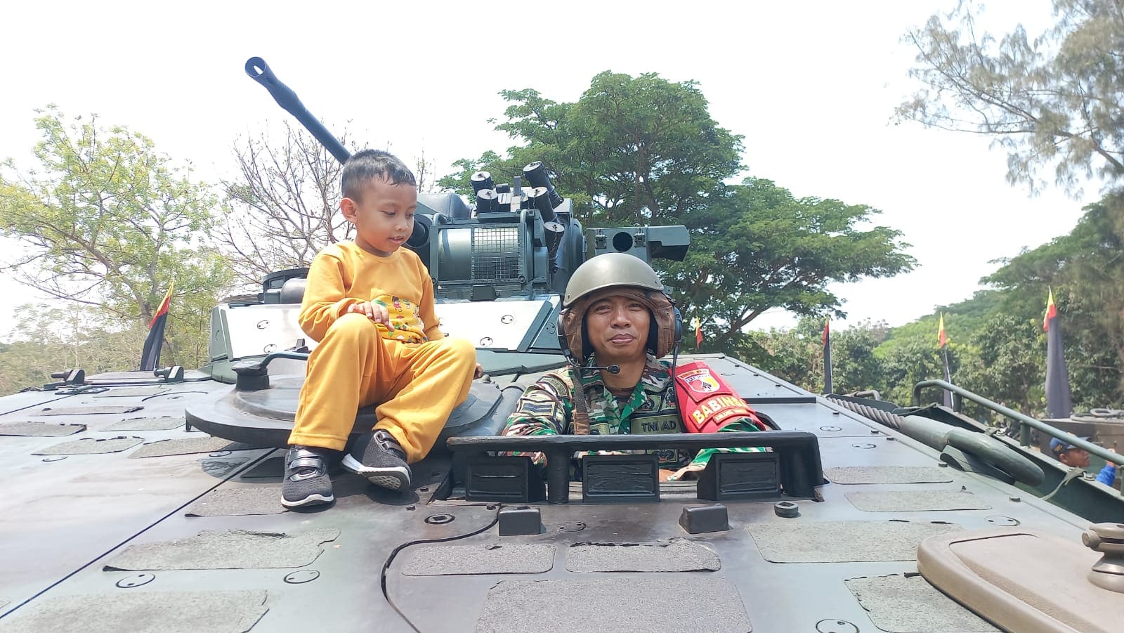 HUT ke-78 TNI di wilayah Pasuruan.