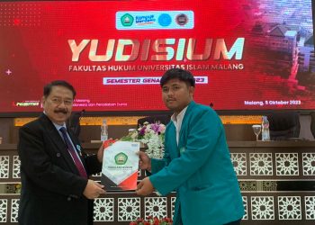 Pesan Dekan Fakultas Hukum Unisma di Yudisium Periode 71