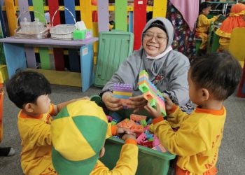 Pembelajaran Literasi di Luar Sekolah, PAUD IT Insan Mulia Malang Kunjungi Laboratorium PG PAUD Unikama