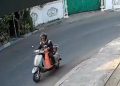 Pemotor Bawa Kabur Traffic Cone Milik Laboratorium Prima Gemilang Pasuruan