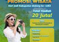 Promosikan Wisata Hidden Gem, Disparbud Kabupaten Malang Gelar Lomba Video Berhadiah Puluhan Juta Rupiah