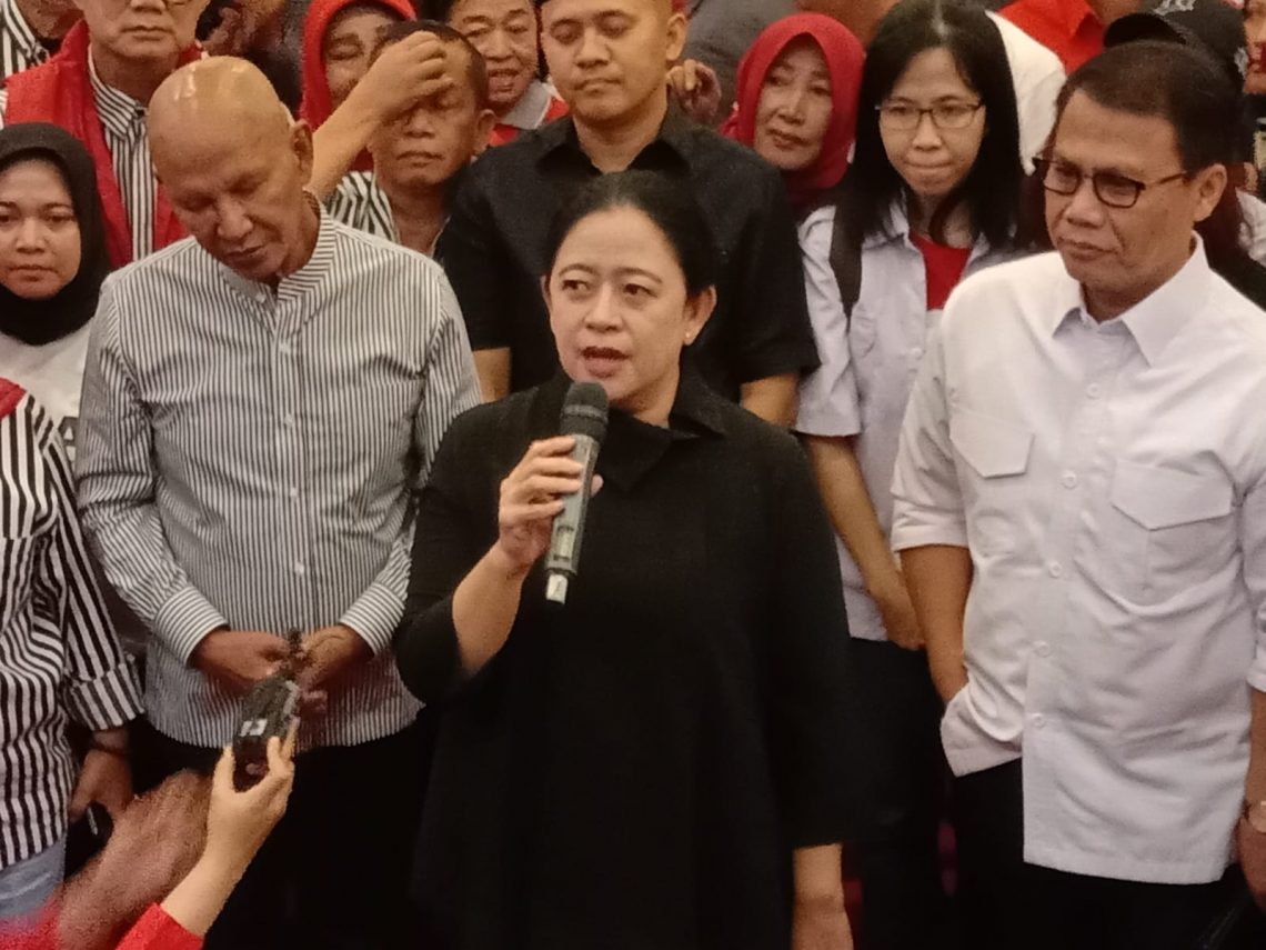 Diusung Golkar Jadi Cawapres Prabowo, Gibran Sudah Bertemu Puan 1 Ketua DPP PDI Perjuangan, Puan Maharani. Foto: Izzatun Najibah/Tugu Jatim