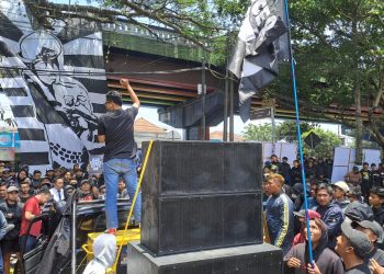 Tahanan Pendemo Kantor Arema FC.